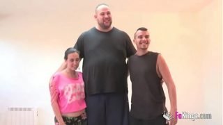 A teen, a GIANT and a big dick! People’s porn at FAKings!